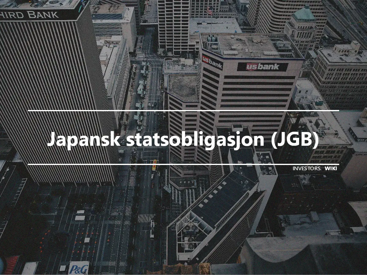 Japansk statsobligasjon (JGB)