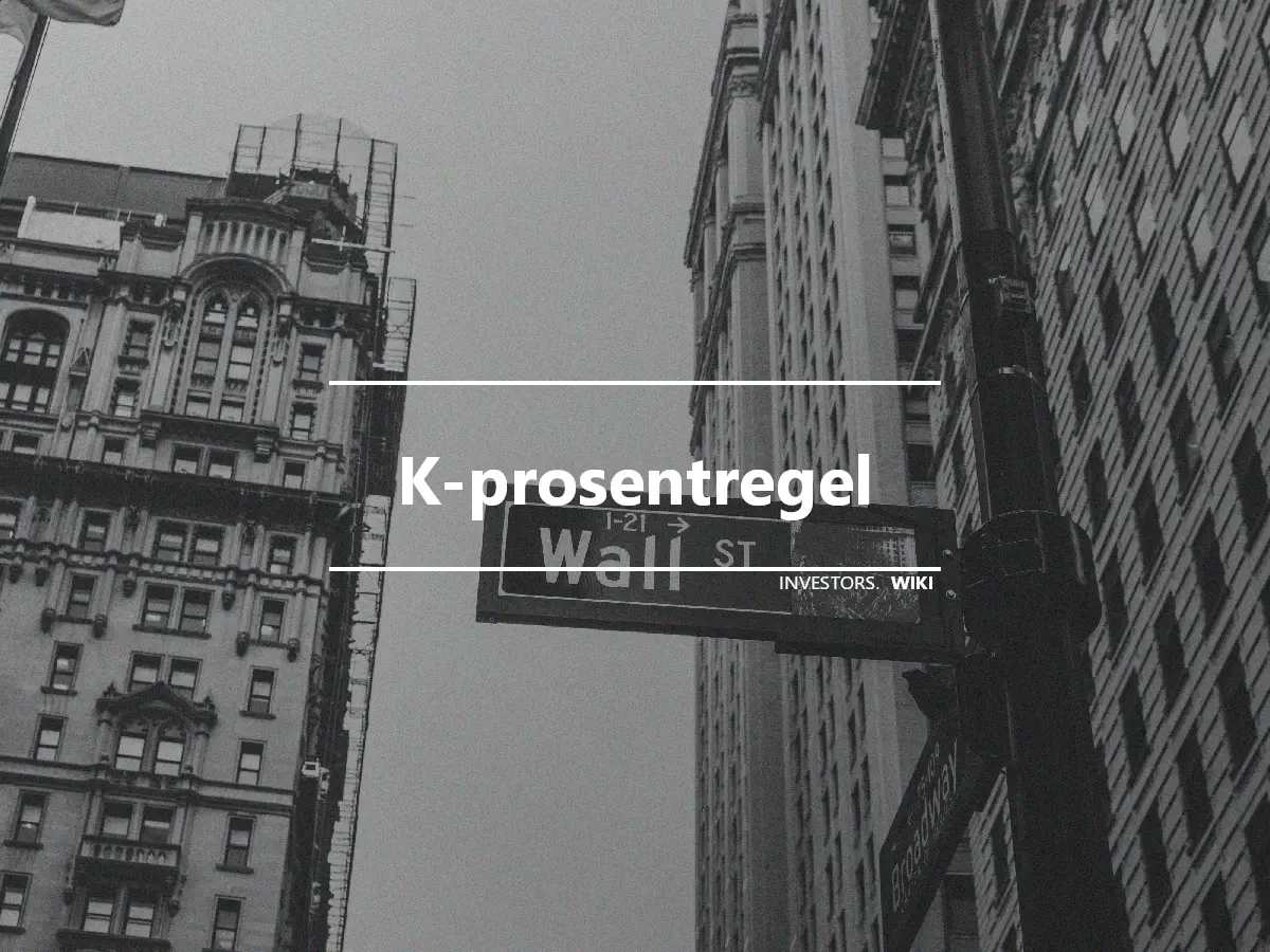 K-prosentregel