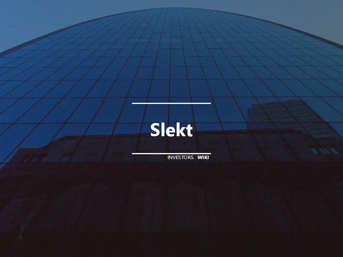 Slekt