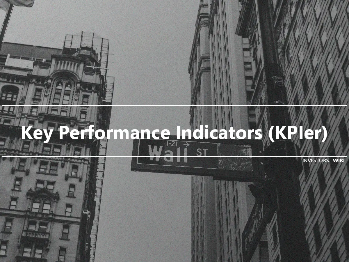Key Performance Indicators (KPIer)