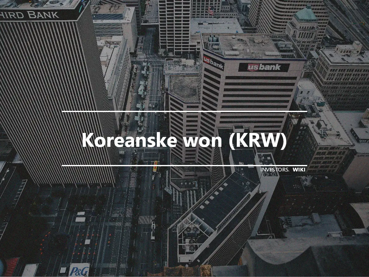 Koreanske won (KRW)