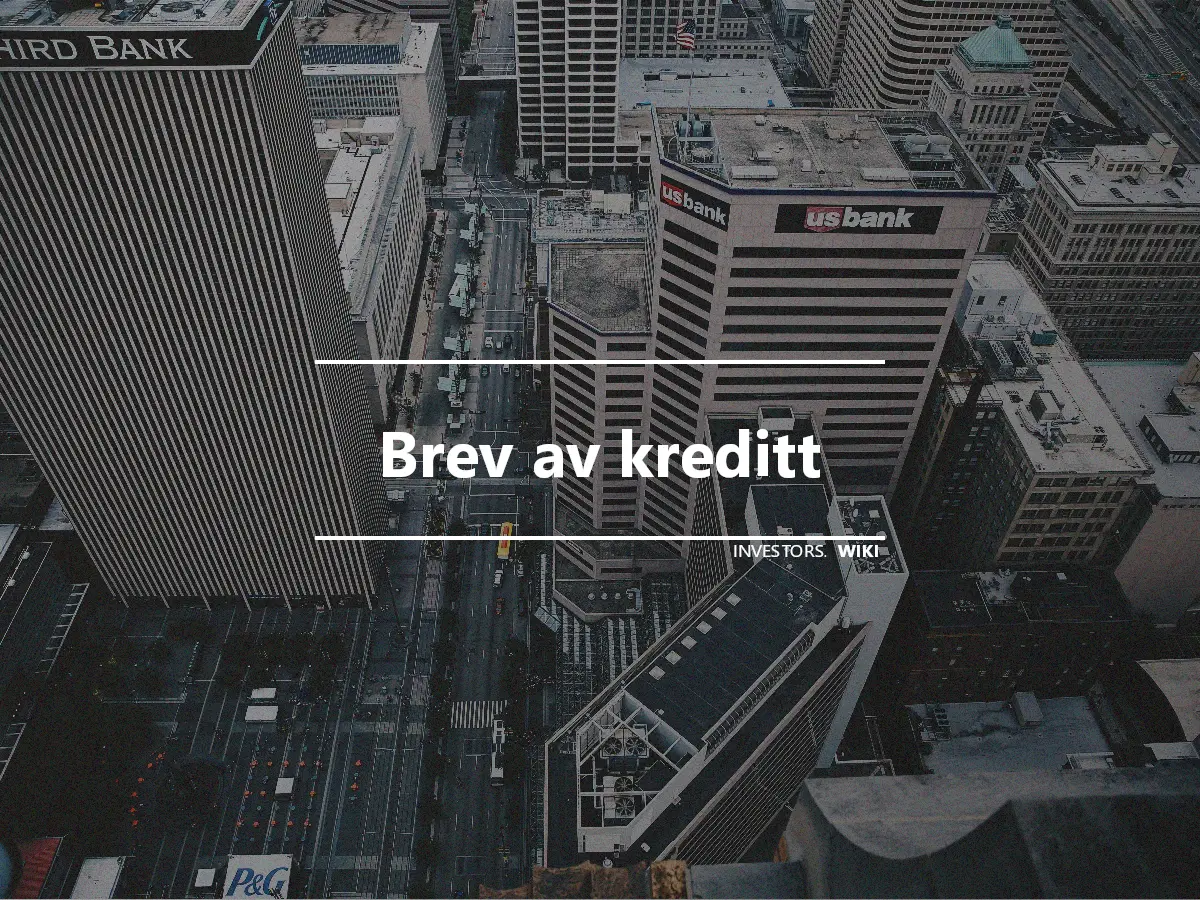 Brev av kreditt