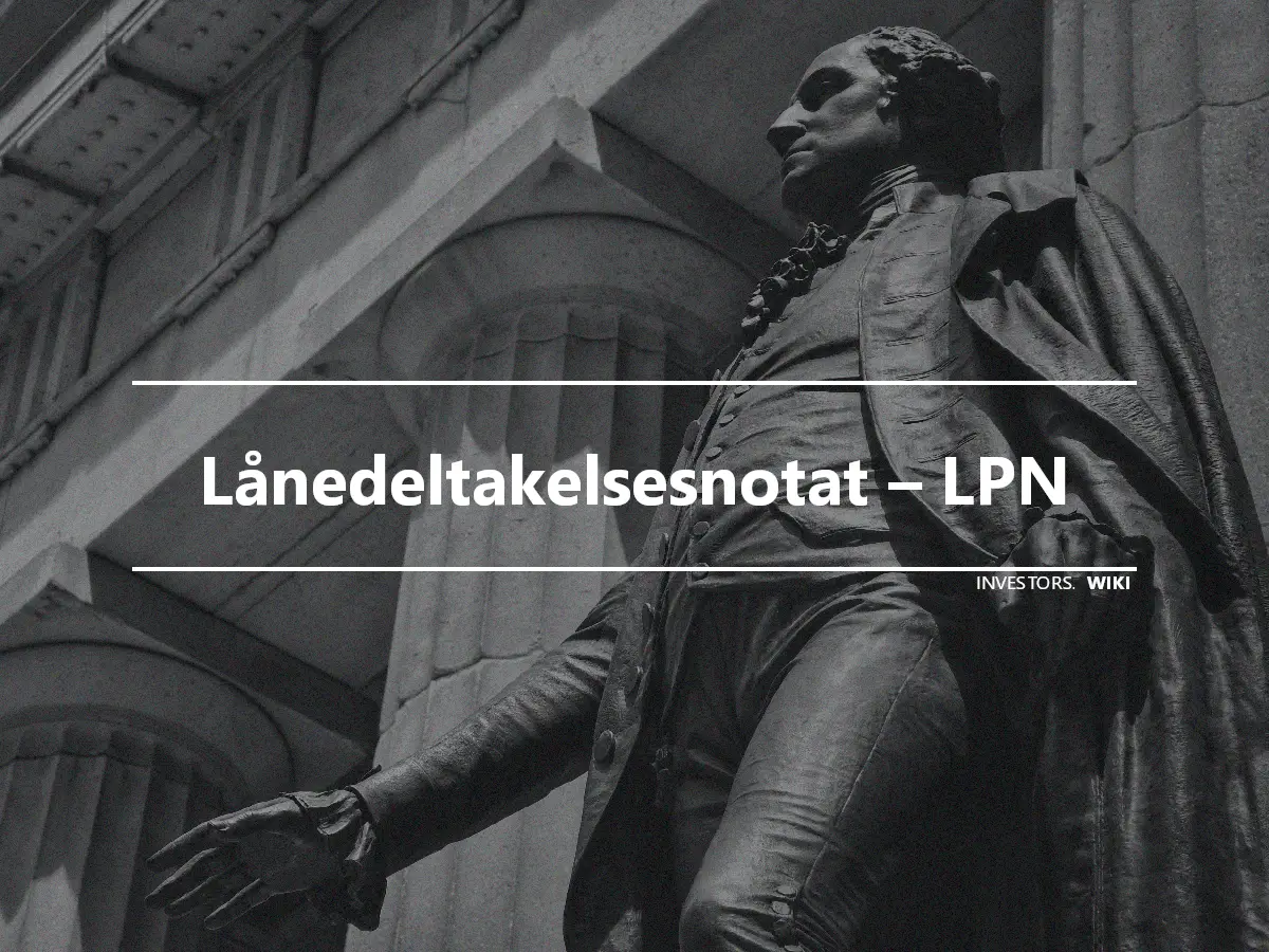 Lånedeltakelsesnotat – LPN