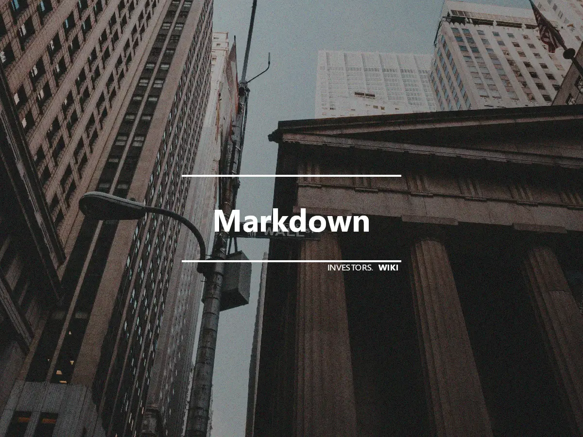 Markdown