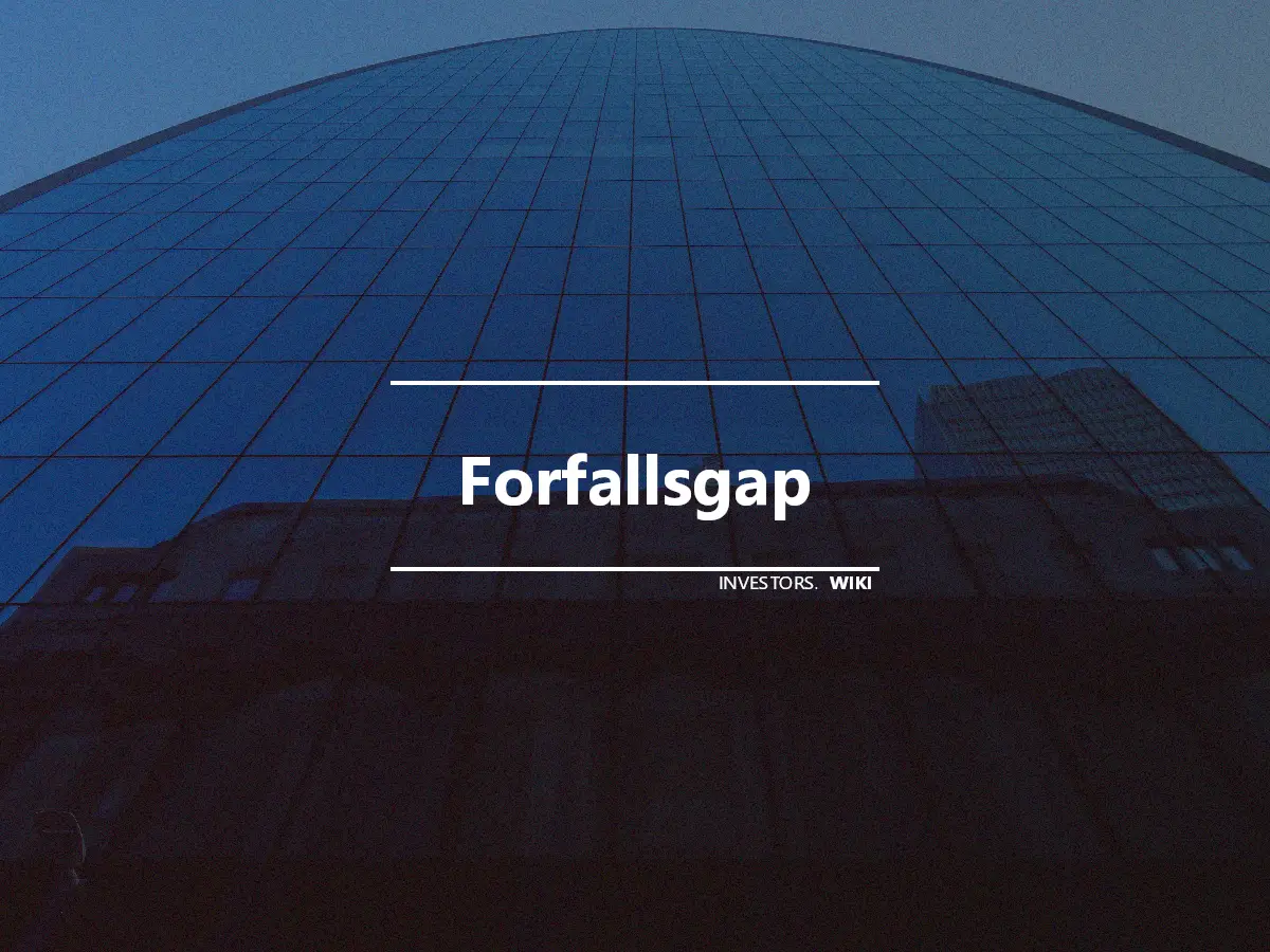 Forfallsgap