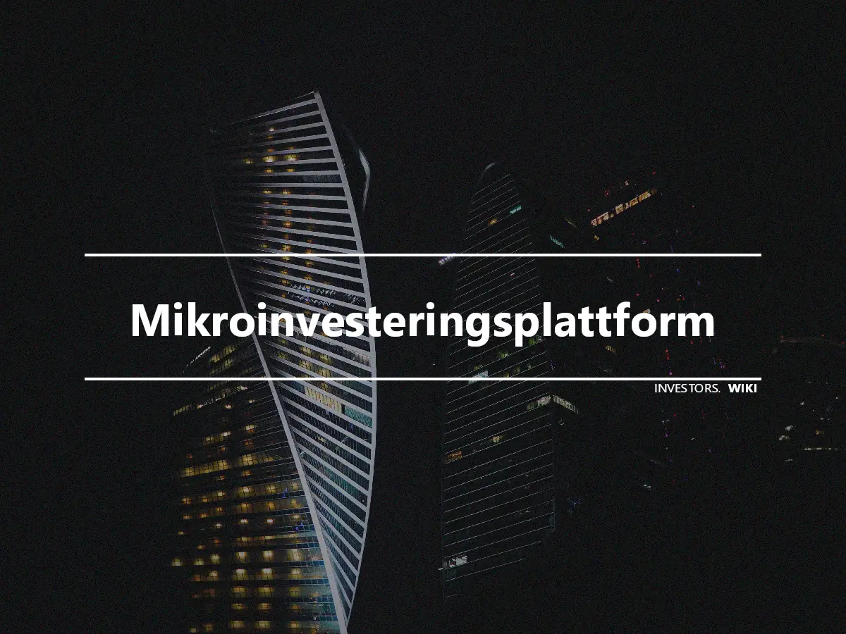 Mikroinvesteringsplattform