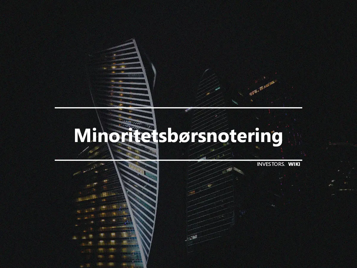 Minoritetsbørsnotering