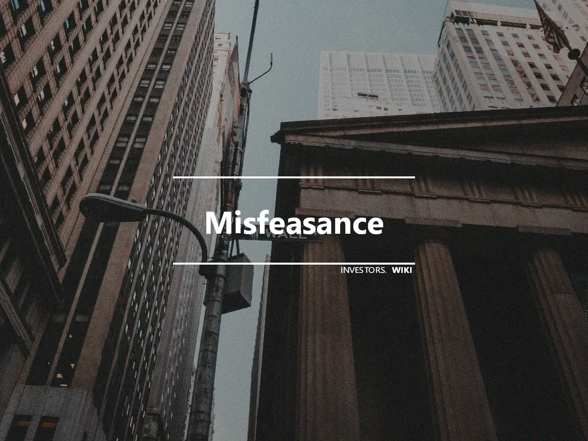 Misfeasance