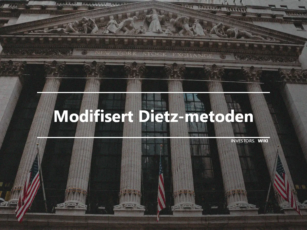 Modifisert Dietz-metoden