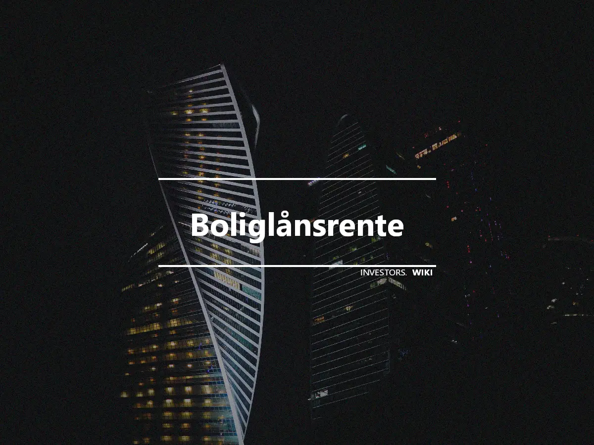 Boliglånsrente