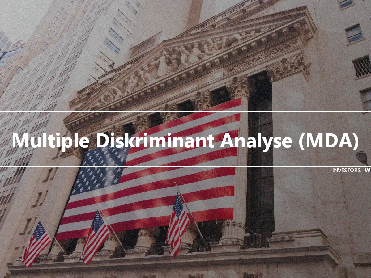 Multiple Diskriminant Analyse (MDA)