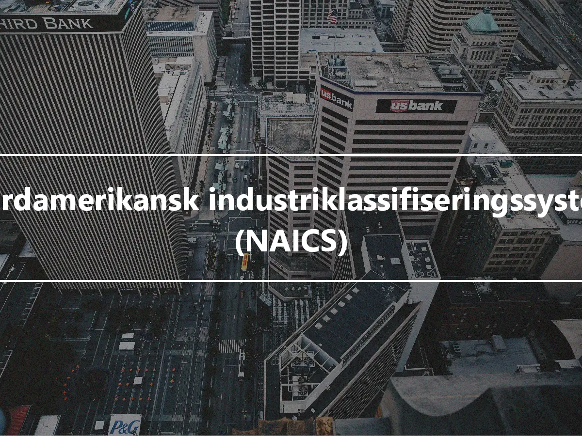 Nordamerikansk industriklassifiseringssystem (NAICS)