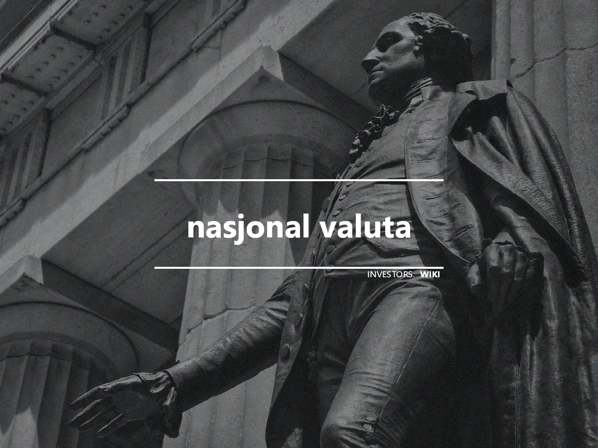 nasjonal valuta