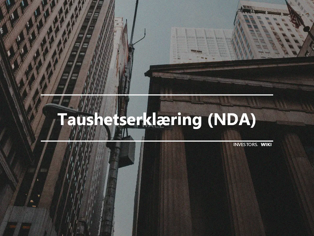 Taushetserklæring (NDA)