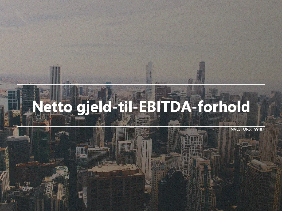 Netto gjeld-til-EBITDA-forhold