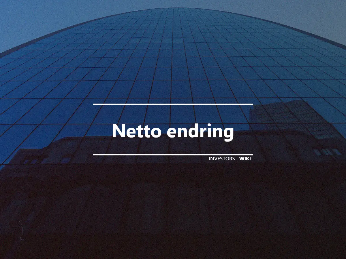 Netto endring