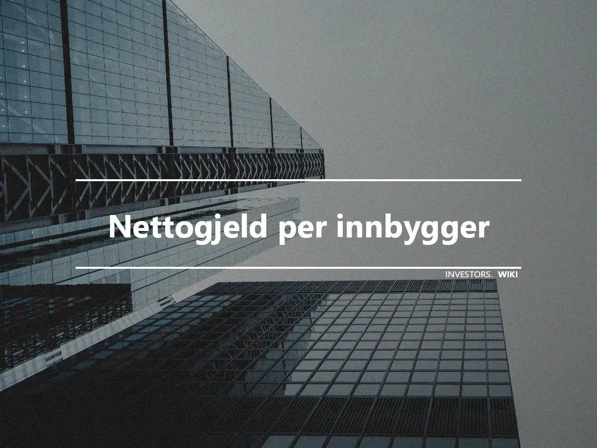 Nettogjeld per innbygger