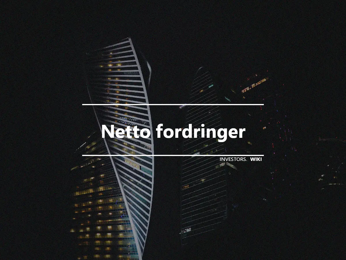 Netto fordringer