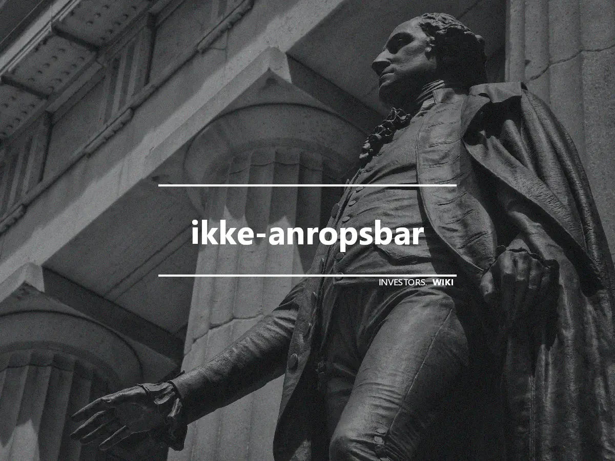 ikke-anropsbar