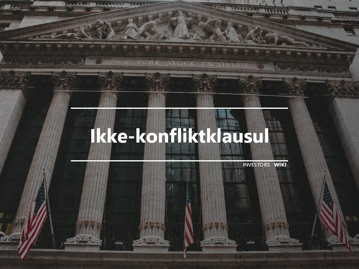 Ikke-konfliktklausul