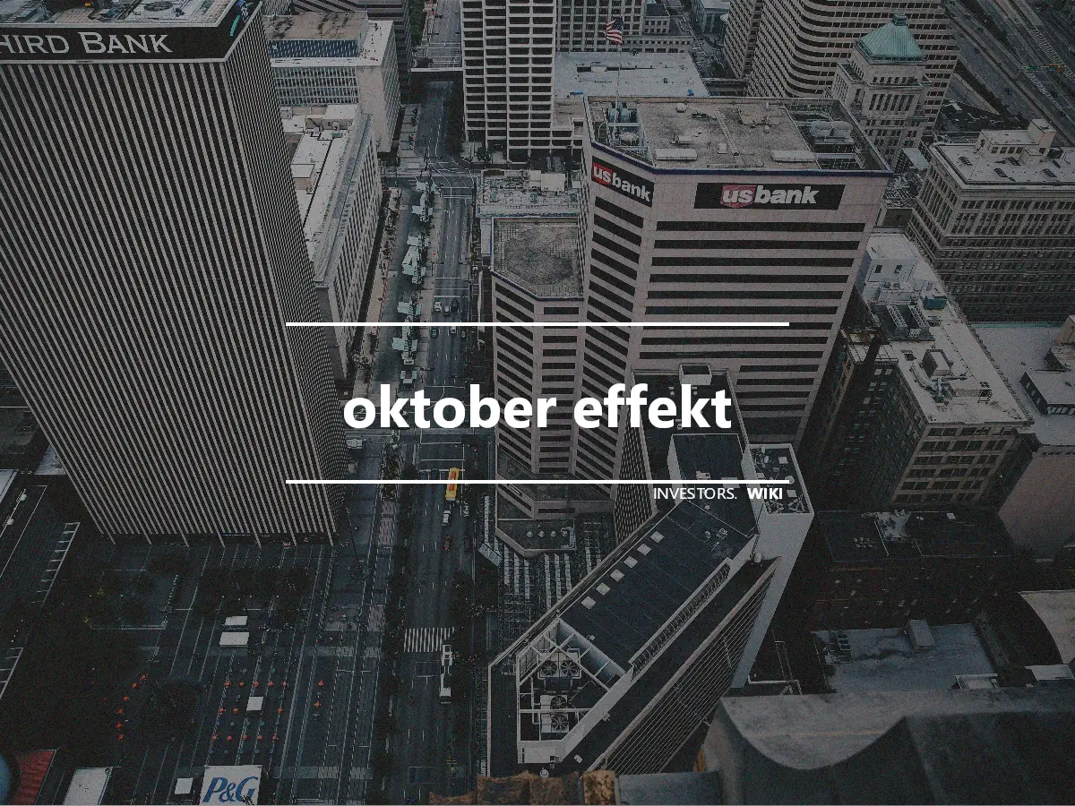 oktober effekt