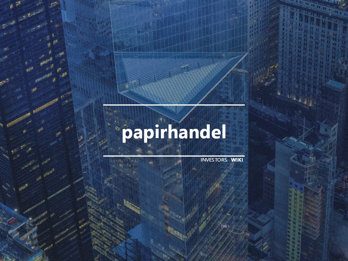 papirhandel