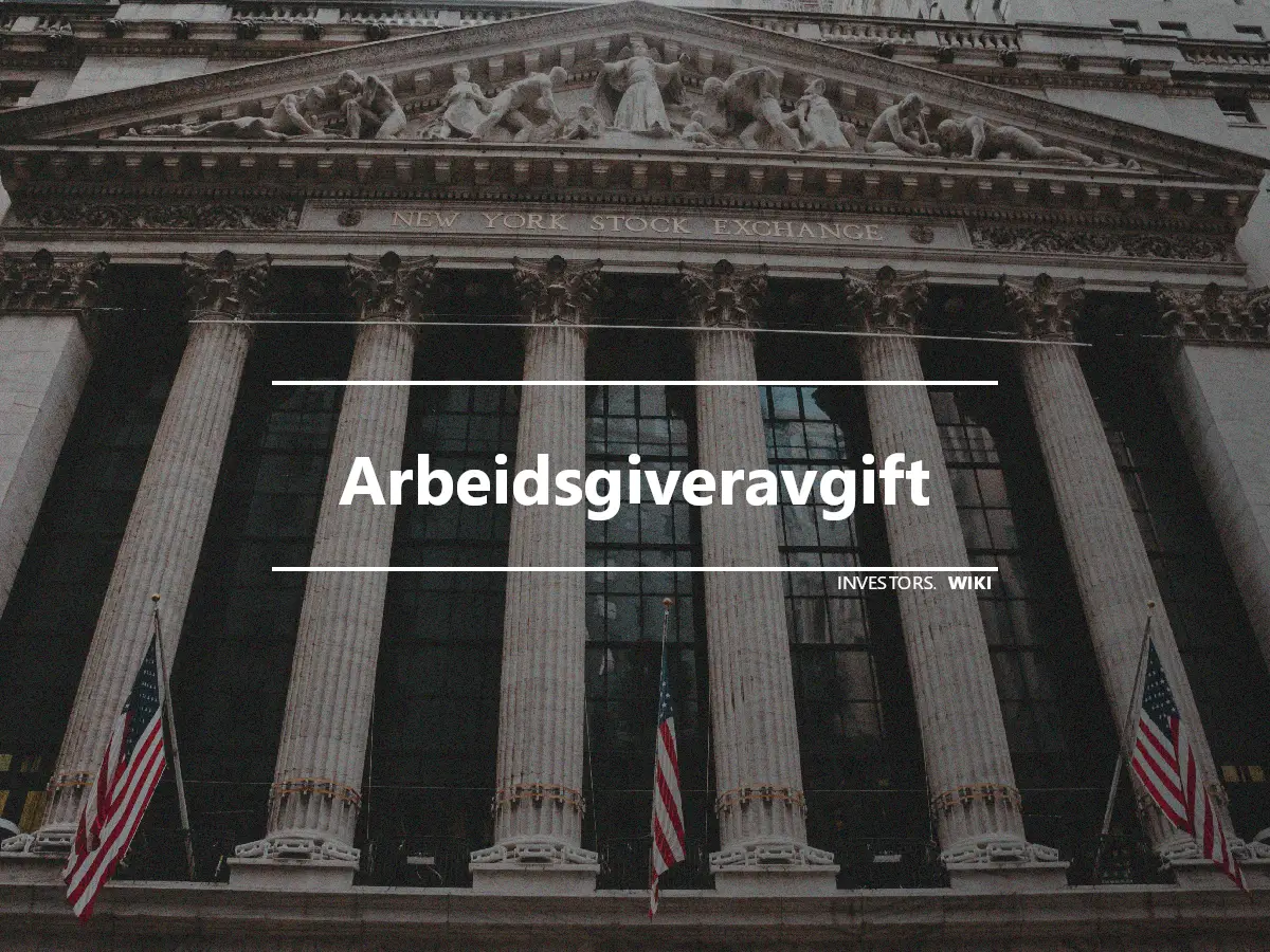 Arbeidsgiveravgift