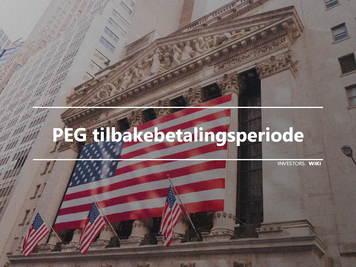 PEG tilbakebetalingsperiode