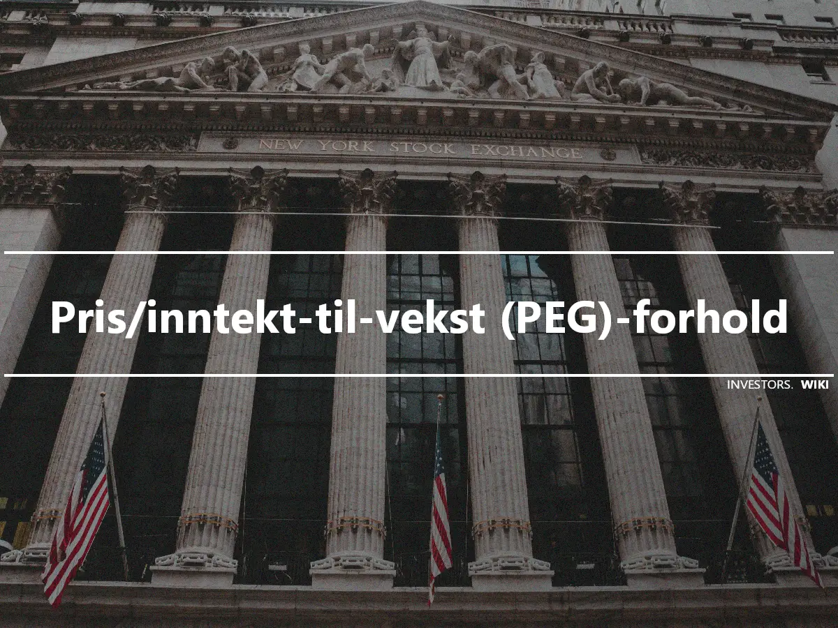 Pris/inntekt-til-vekst (PEG)-forhold