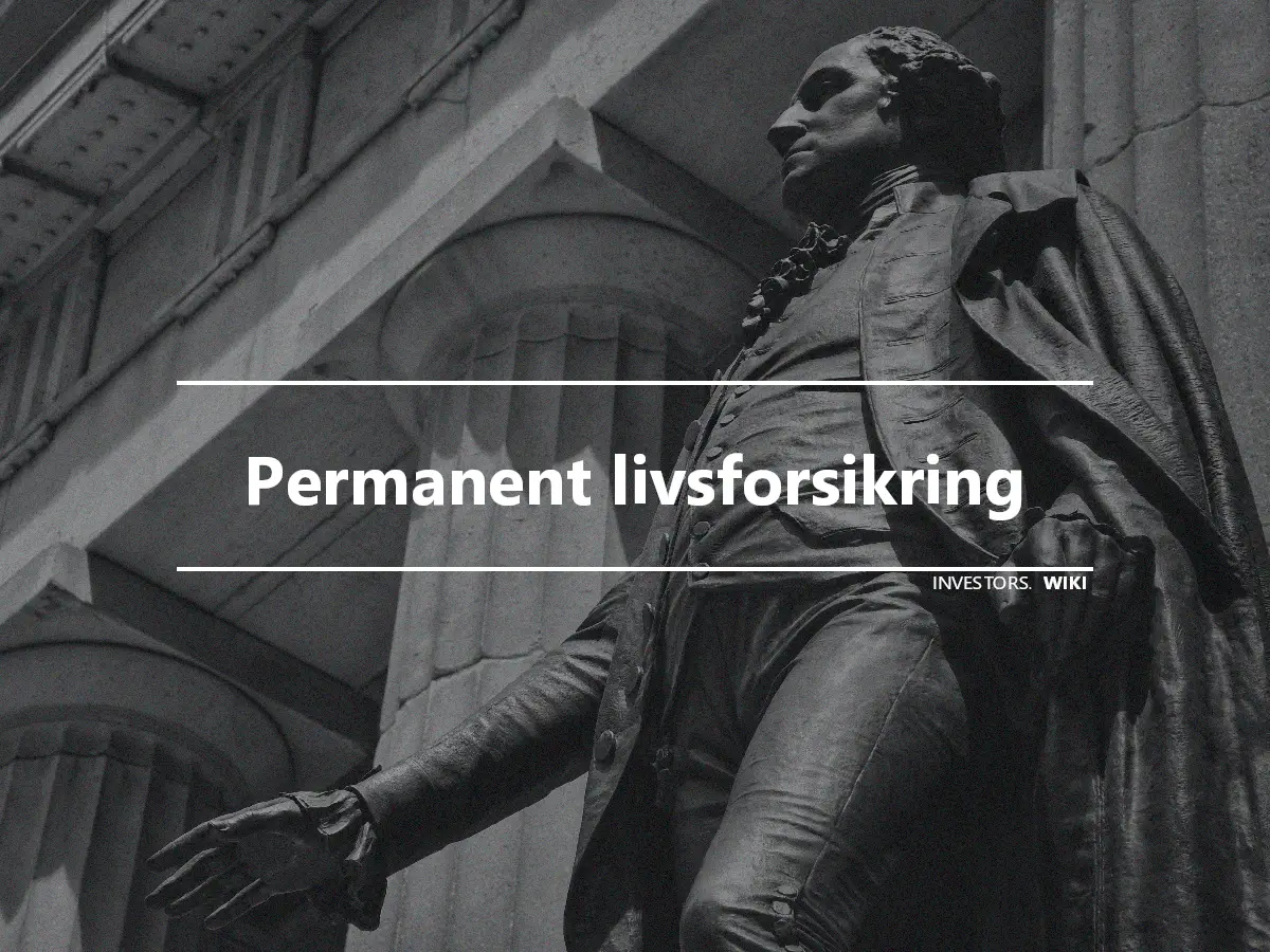 Permanent livsforsikring