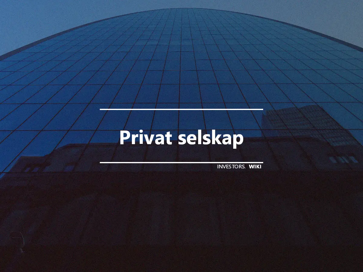 Privat selskap