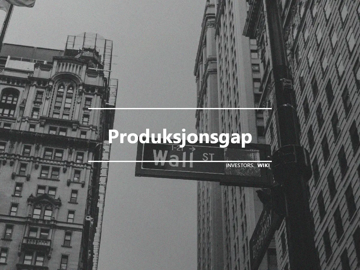 Produksjonsgap