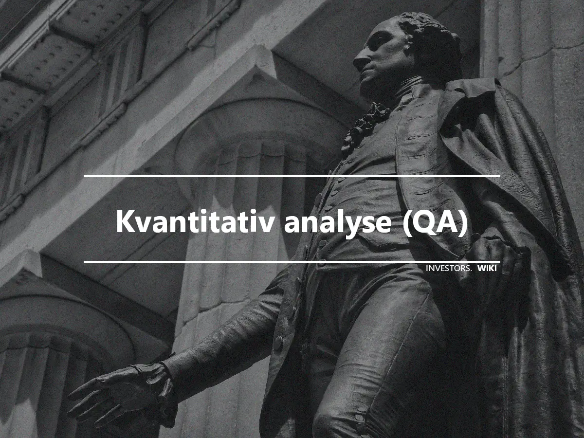 Kvantitativ analyse (QA)