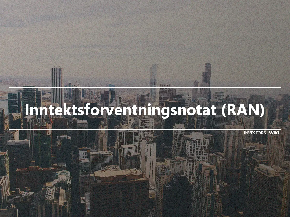 Inntektsforventningsnotat (RAN)