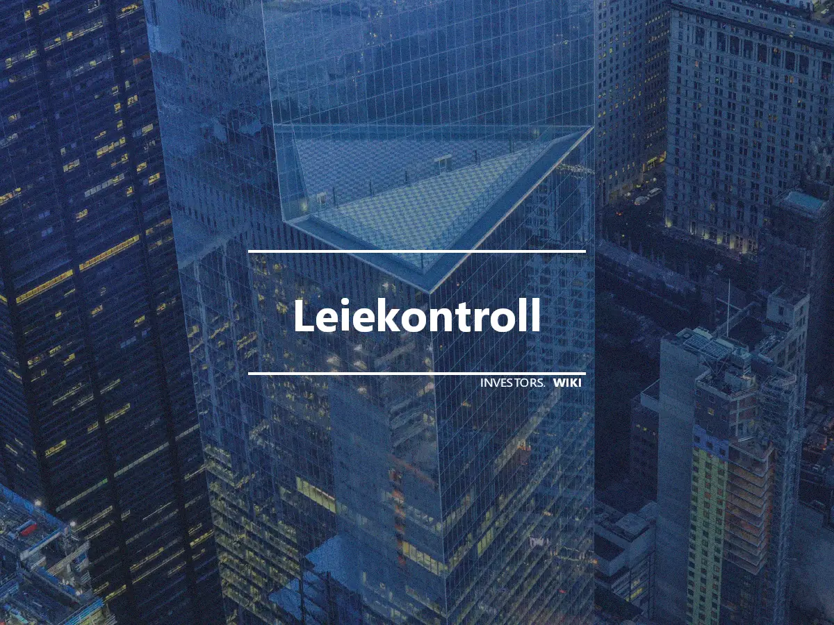 Leiekontroll