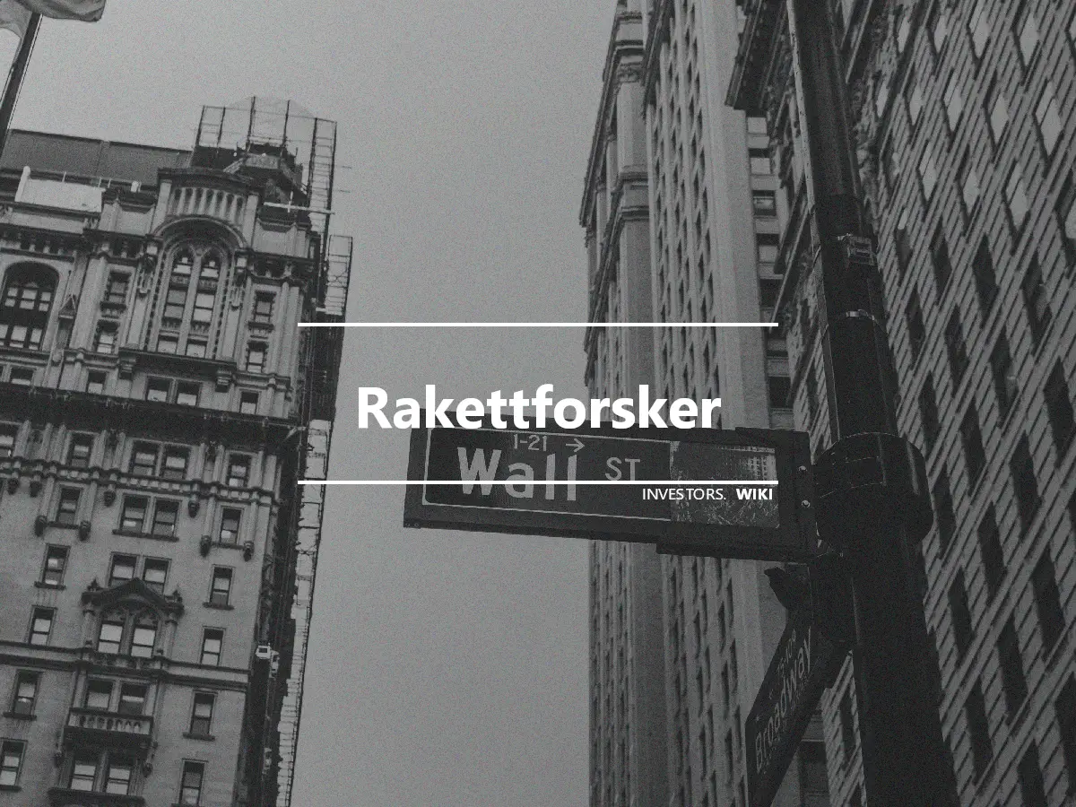 Rakettforsker