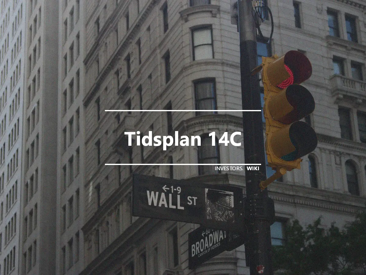 Tidsplan 14C