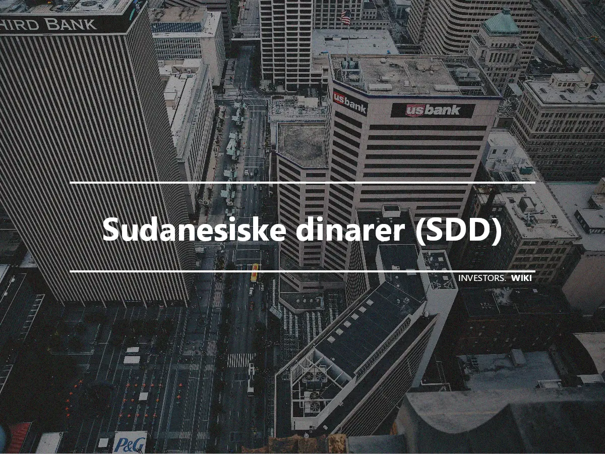Sudanesiske dinarer (SDD)