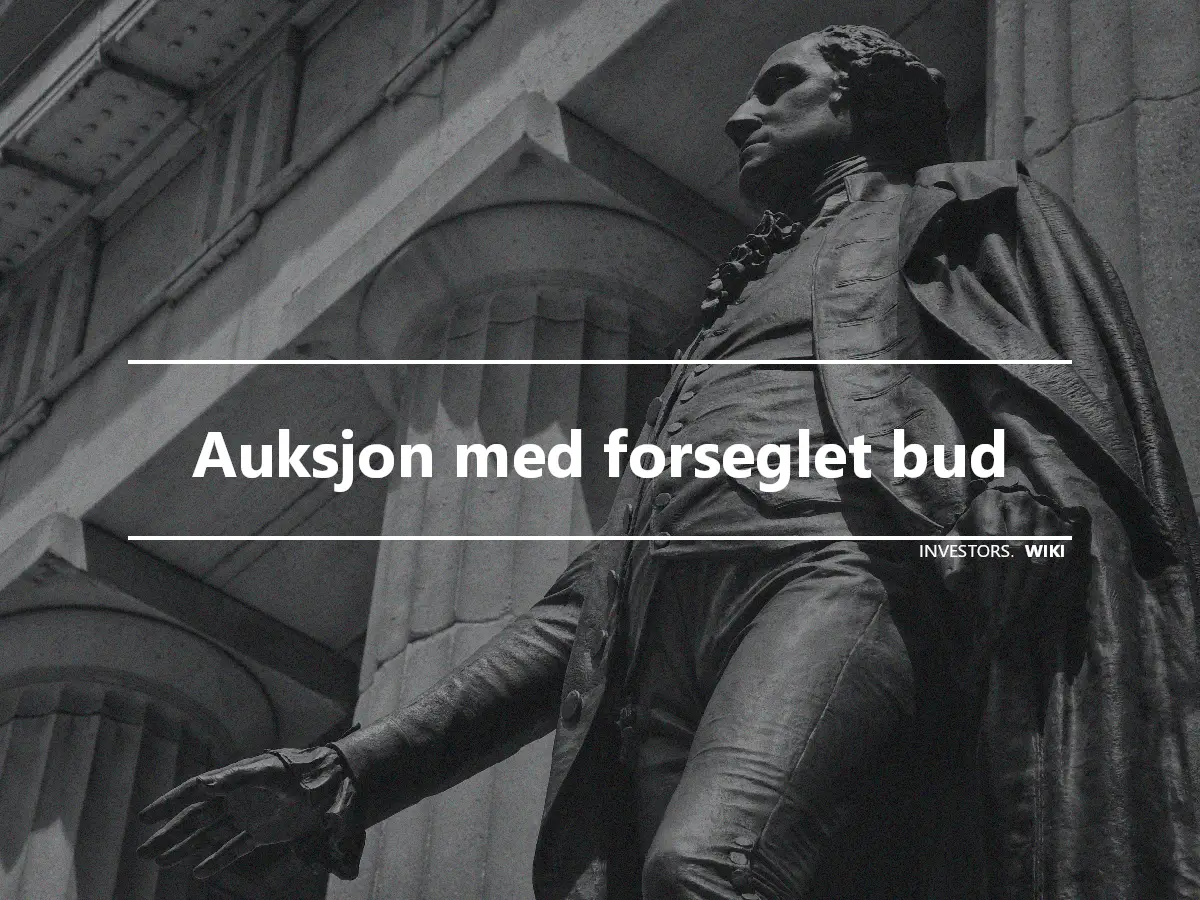 Auksjon med forseglet bud