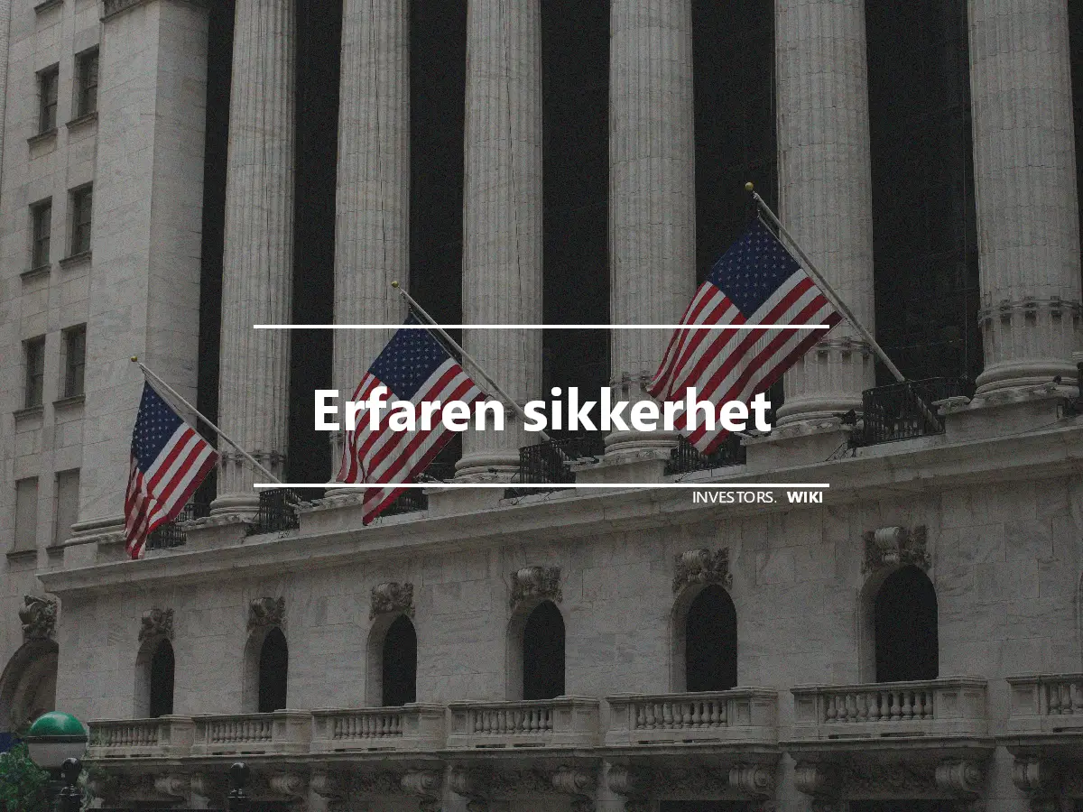 Erfaren sikkerhet