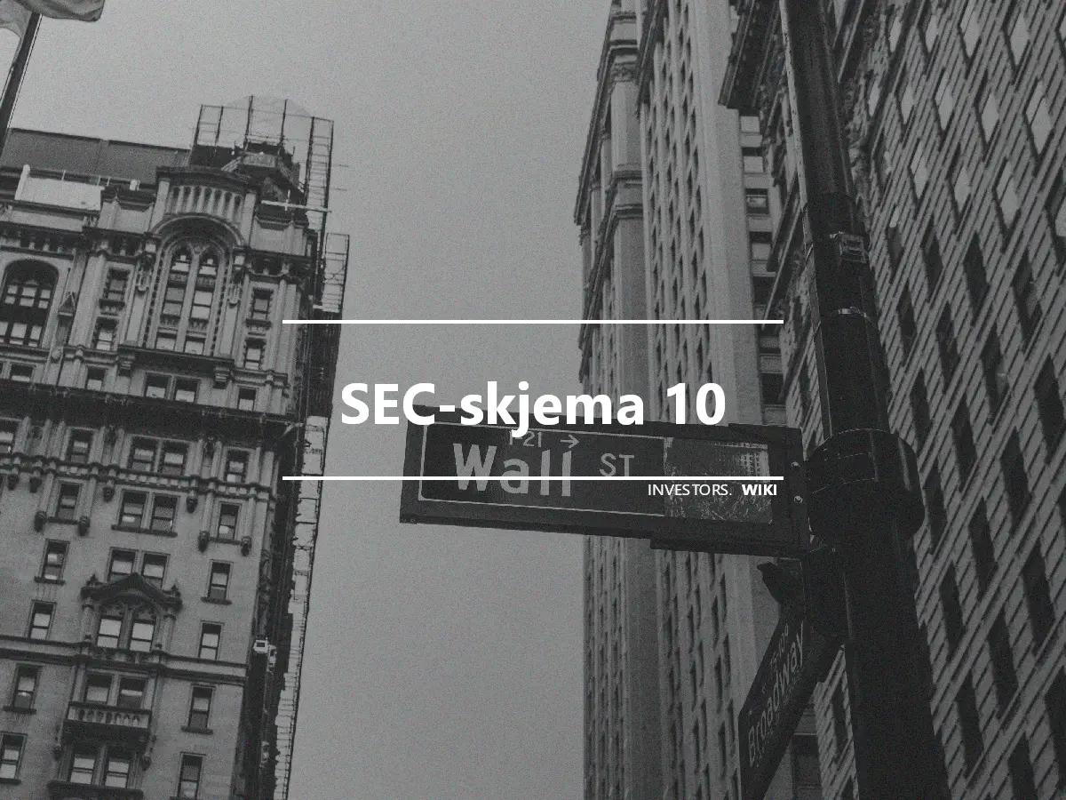 SEC-skjema 10