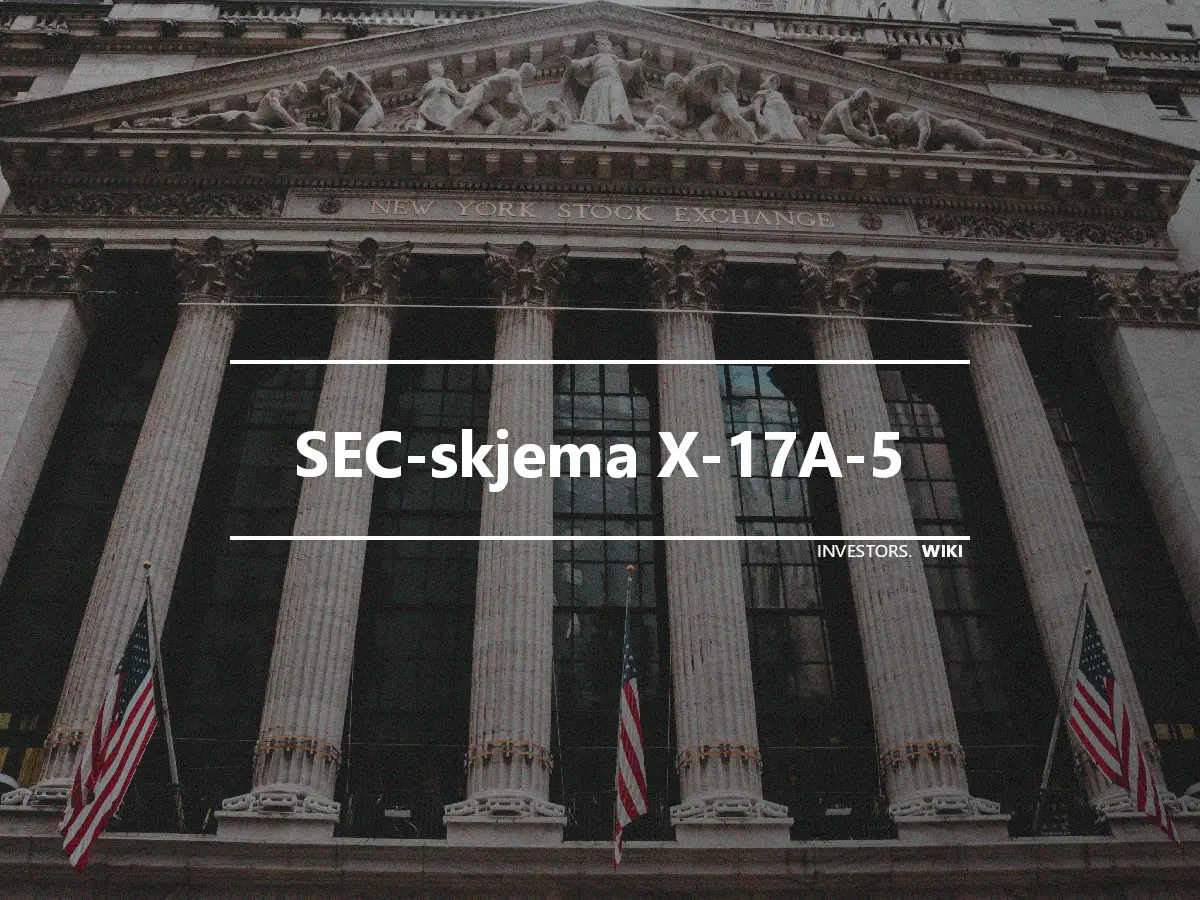 SEC-skjema X-17A-5