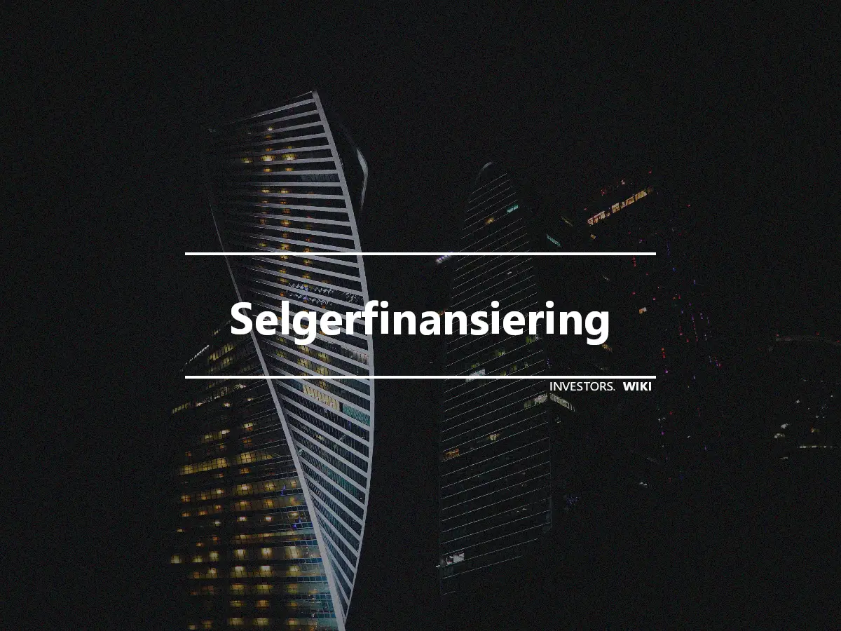 Selgerfinansiering