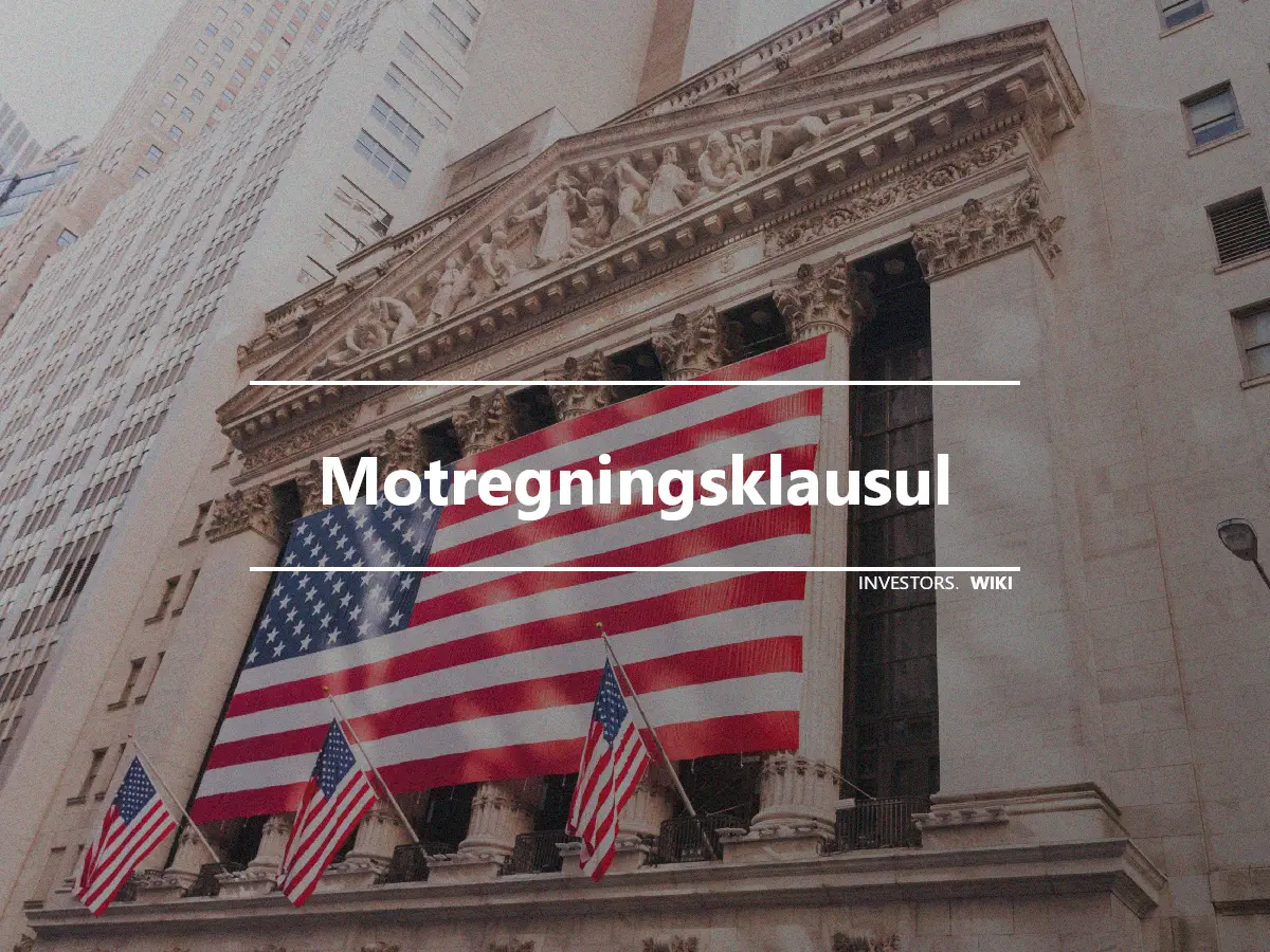 Motregningsklausul