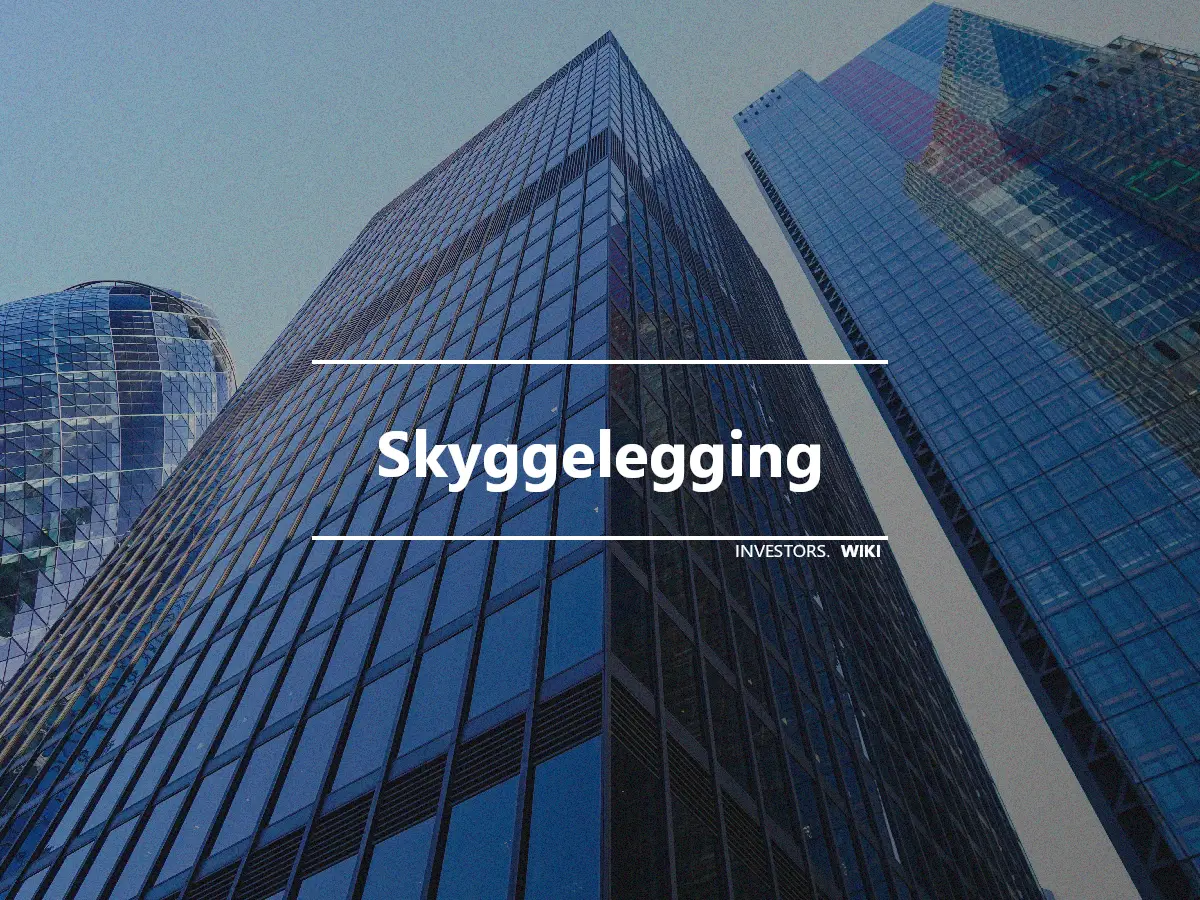 Skyggelegging