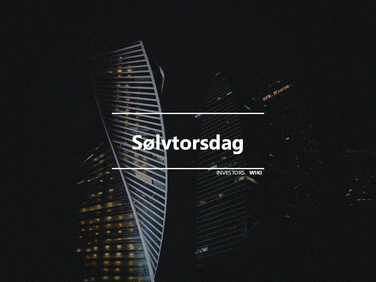 Sølvtorsdag