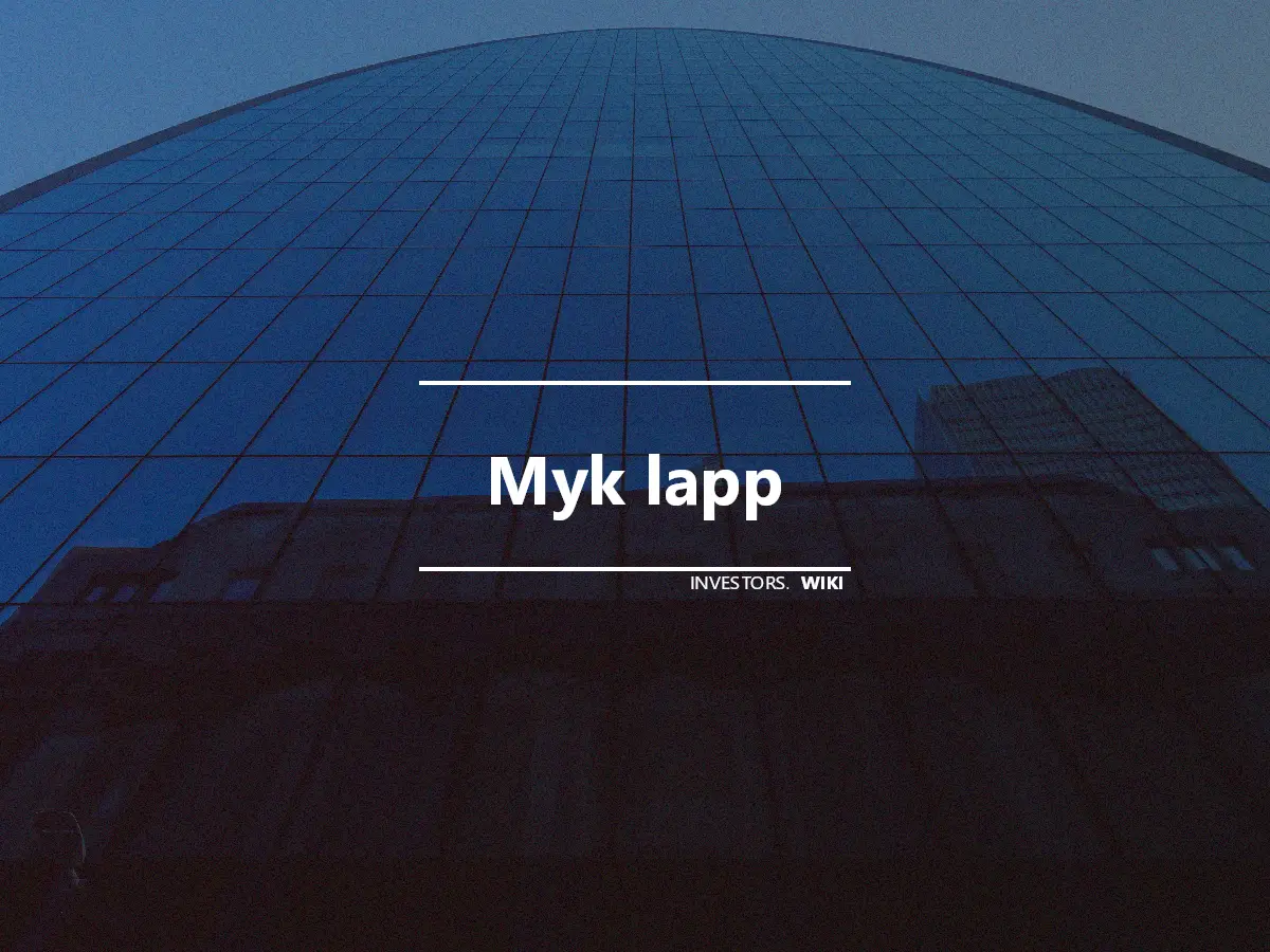 Myk lapp