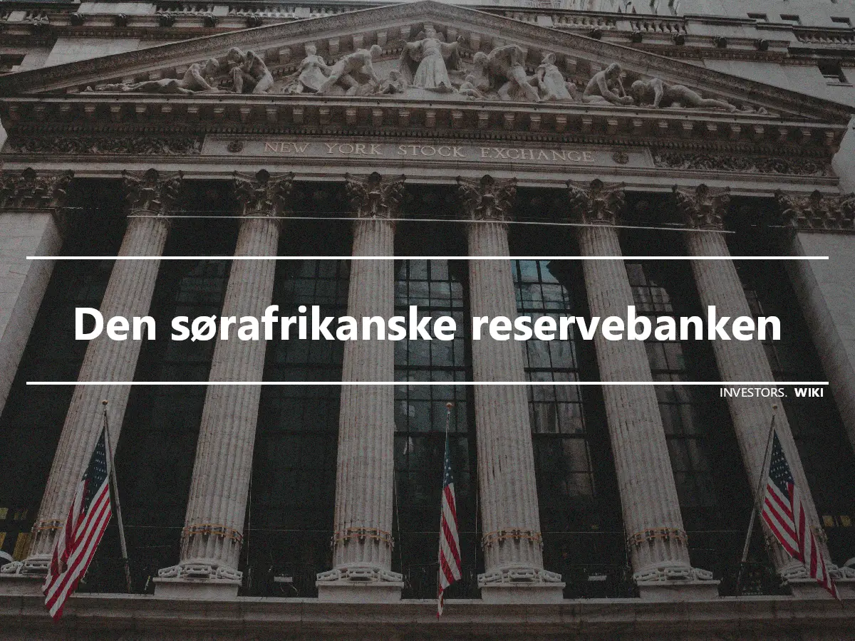 Den sørafrikanske reservebanken