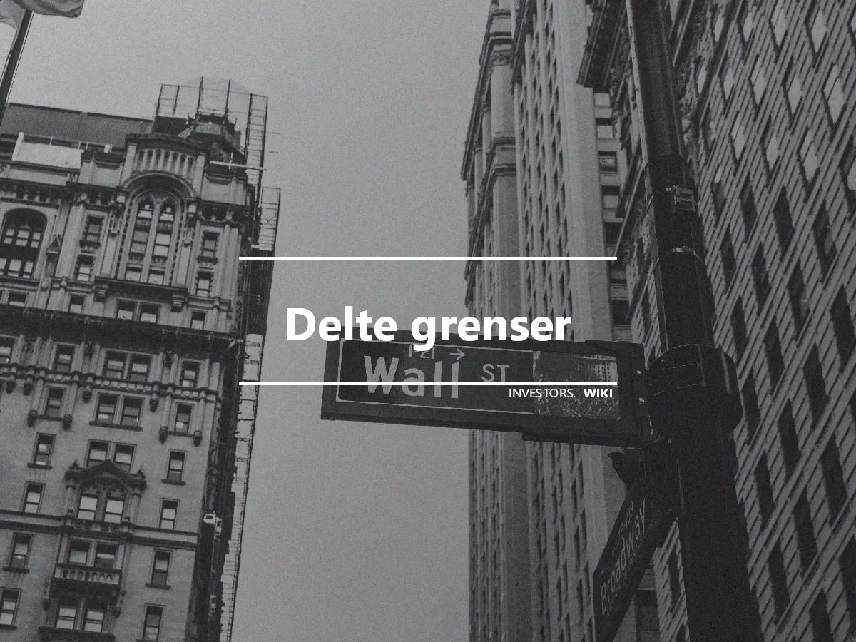 Delte grenser