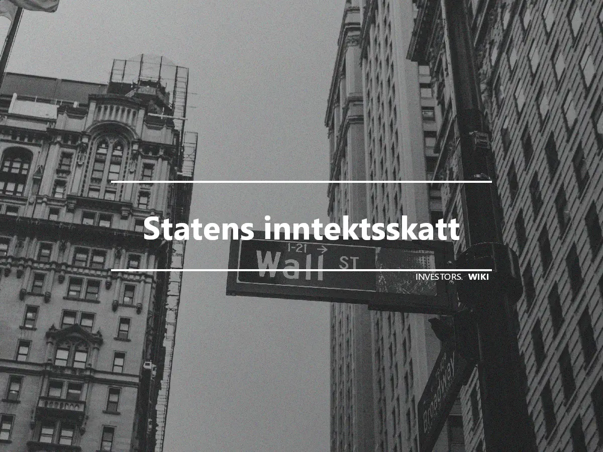 Statens inntektsskatt